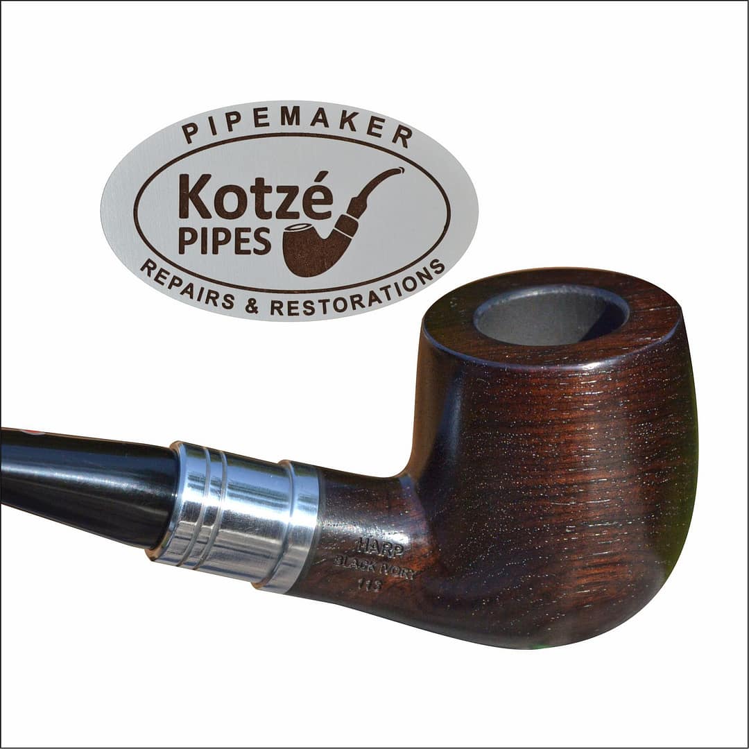 Harp - Black Ivory with Vulconite Stem - Keyser Based Tartrap - Image 4