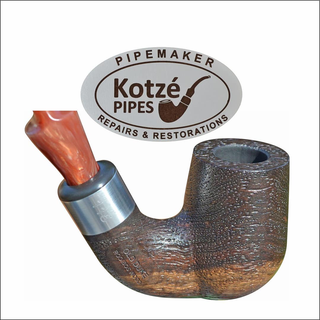 Old Duke - Rooibos Wood - Dry System with Polyester Resin Stem - Sand/Glass Bead Blasted - Image 3