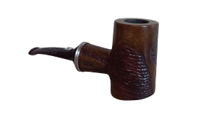 African Rosewood Reverse Calabash Tapered Rusticated/Smooth Poker