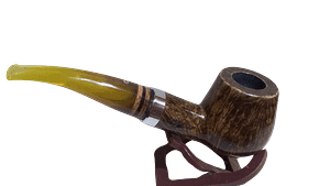 Reverse Calabash Smooth Quarter Bent (Italian Briar)