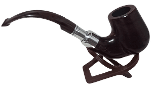 African Rosewood Smooth Three Quarter Bent Spigot "Kotzé System" P-Lip