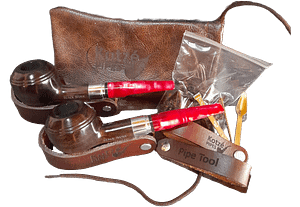 Rhodesian Pot (Set) - Black Ivory Smooth Billiard