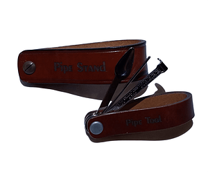 Genuine Leather Pipe Stand