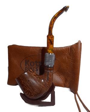 Waboom Smooth Full Bent Billiard with Palm Tree Inlay and P-Lip