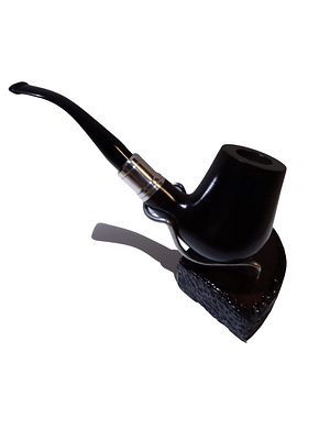Black Ivory Smooth Bent Billiard