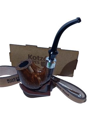 Italian Briar Smooth Full Bent Billiard “Dry System”